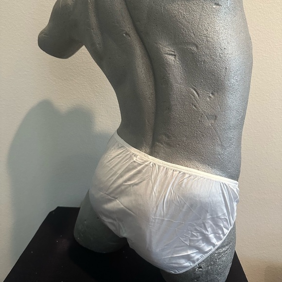 Full Seat Tricot Brief - White thin waist band —136 thin XXX - Picture 2 of 7